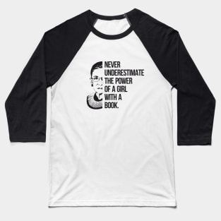 Ruth Bader Ginsburg Baseball T-Shirt